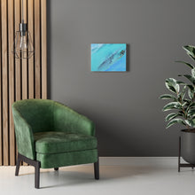 Surfer Light blue Stretched Canvas Giclee
