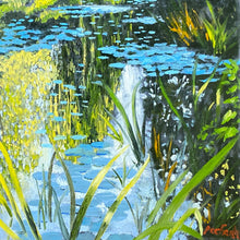 "Monet's Lily Pond Giverny" by Christopher Pecharka, Oil on Canvas