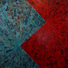 "See" by Fernando Del Rosario, Comic Book Collage on Triple Enforced Foam Core