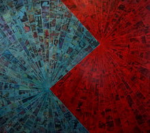"See" by Fernando Del Rosario, Comic Book Collage on Triple Enforced Foam Core
