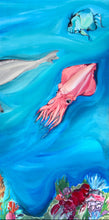 "The Sea Creatures Life" by Fernanda Angulo, Acrylic on Canvas
