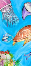 "The Sea Creatures Life" by Fernanda Angulo, Acrylic on Canvas