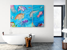 "The Sea Creatures Life" by Fernanda Angulo, Acrylic on Canvas