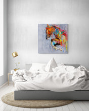 "Golden Boy" by Gabrielle Benot, Mixed Media on Canvas
