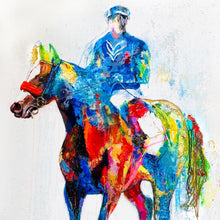 "Going to Vegas" by Gabrielle Benot, Mixed Media on Canvas