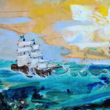 "The Point of No Return" by Nathan Paul Gibbs, Acrylic on Panel