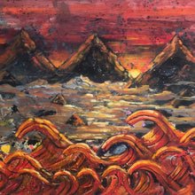 "The Warming Seas" by Nathan Paul Gibbs, Acrylic on Panel with Epoxy