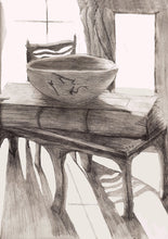 "Hacienda" by Paul Michael Glaser, Pencil and Charcoal on Archival MOAB