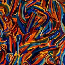 "Whales & Dolphins" by Gretchen Grace Dreisbach , Acrylic on Canvas