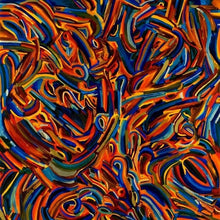"Whales & Dolphins" by Gretchen Grace Dreisbach , Acrylic on Canvas