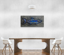 "Fish" by Christine Hausserman, Mixed Media on Metal