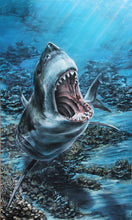 "What Lurks Below" By Brian Hebets, Acrylic and Ink on Canvas