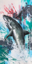 "Chomp" By Brian Hebets, Acrylic and Ink on Canvas