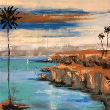"Red Rock Twin Cliffs" by Christine Holder, Acrylic on Canvas
