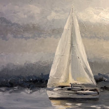 "Whispering Sails" by Christine Holder, Acrylic on Canvas