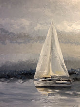 "Whispering Sails" by Christine Holder, Acrylic on Canvas