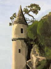 "Historic Pirate Tower LB" by Christine Holder, Acrylic on Canvas