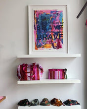 "Brave" by Crista Hope, Mixed Media on Paper