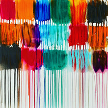 “Matched” By Stephanie Levin, Mixed Media on Canvas