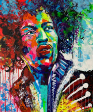 “Jimi“ By Chaya De Silva, Acrylic on Canvas
