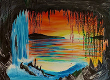 “Sharksmouth Cave” By Dan Arcoleo, Acrylic on Canvas