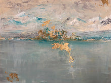 "Misty Mountains" By Lori Burke, Acrylic on Canvas