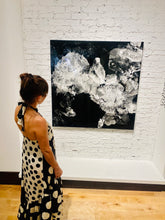 "Silver Lining" by Lori Montgomery, Mixed Media on Canvas