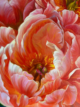 "Red Flower" by Helen Neumann, Oils on Canvas