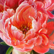 "Red Flower" by Helen Neumann, Oils on Canvas