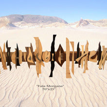 “Fata Morgana” by Sylvia Schorn, 3D wood Installation Sculpture