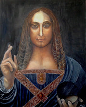"Jesus" by Inna Makarichev, Oil on Canvas