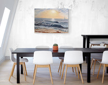 "Sunset on the Ocean" by Inna Makarichev, Oil on Canvas
