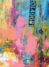 “Silks” by Janet Bothne, Acrylic & Mixed Media on Canvas