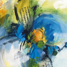 “Twirlwinds” by Janet Bothne, Acrylic & Mixed Media on Canvas