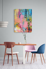 “Silks” by Janet Bothne, Acrylic & Mixed Media on Canvas
