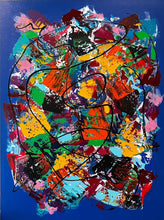 "Behind the Mask" by Jeff Petsche, Mixed Media on Canvas