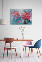 "Abstract Floral" by Jennifer Beaudet, Oil on Canvas