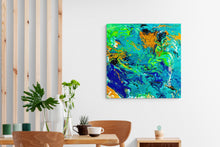 “Deep Dive” by Jerry Moss, Acrylic on Canvas