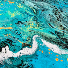 “Surface Swirl” by Jerry Moss, Acrylic on Canvas