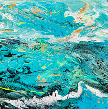 “Surface Swirl” by Jerry Moss, Acrylic on Canvas