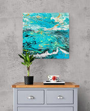 “Surface Swirl” by Jerry Moss, Acrylic on Canvas
