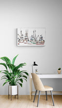 "Five Fishing Boats" by James Pearce, Giclée on Hard D'Arches Fine Art Paper