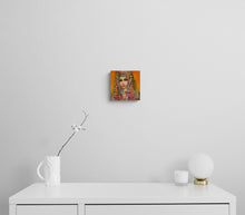 "Sunrise" by Joshua Burbank, Mixed Media on Wood Panel