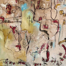 "Ruminations" by Jordan Vix, Mixed Media on Canvas