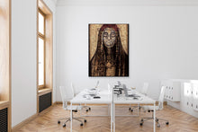 "Redemption" by Jorge Algraves, Mixed Media on Rug