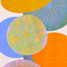 "Desert Orb Plant" by Kate Segal, Digital Mixed Media Giclée on Canon Satin Photo Paper