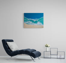 "Laguna Beach" by Peggy Klauss, Mixed Media on Canvas