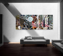 "Subsurface Flow" by John Kokkinos, Mixed Media on Canvas