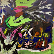 "Il paesaggio Dopo la Battaglia" by Lami Daher, Acrylic on Canvas