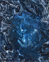 Lapis Lazulli by Amanda Cheung, Acrylic on Canvas
